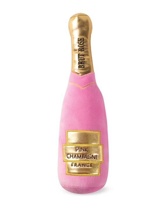 Wedding dog accessories. Champagne dog toy.