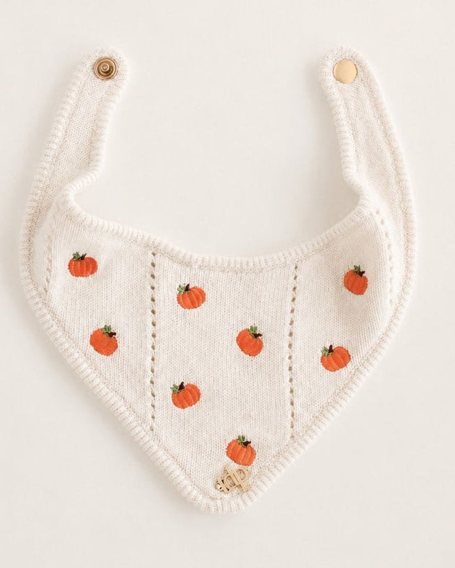 Pupkin Spice Dog Bandana, dog bandana for stylish dogs with spice pumpkin embroidered
