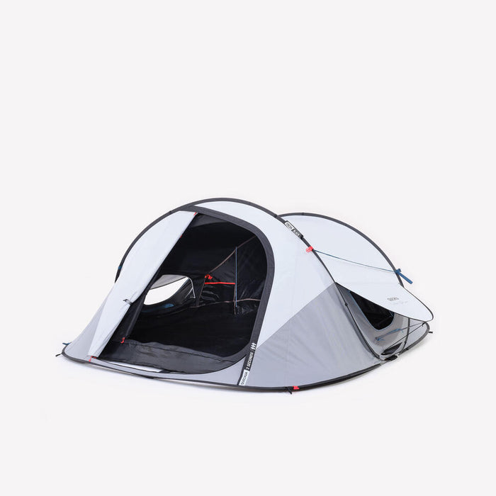 Quechua 2 Second Fresh & Black Waterproof Pop Up Camping Tent 3 Person