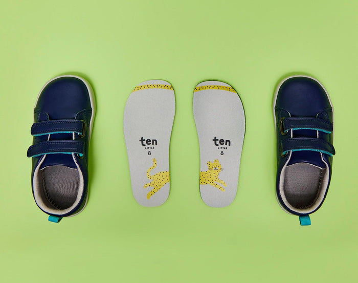Ten Little Replacement Insoles removed from Ten Little Everyday Original shoes. Available at www.tenlittle.com