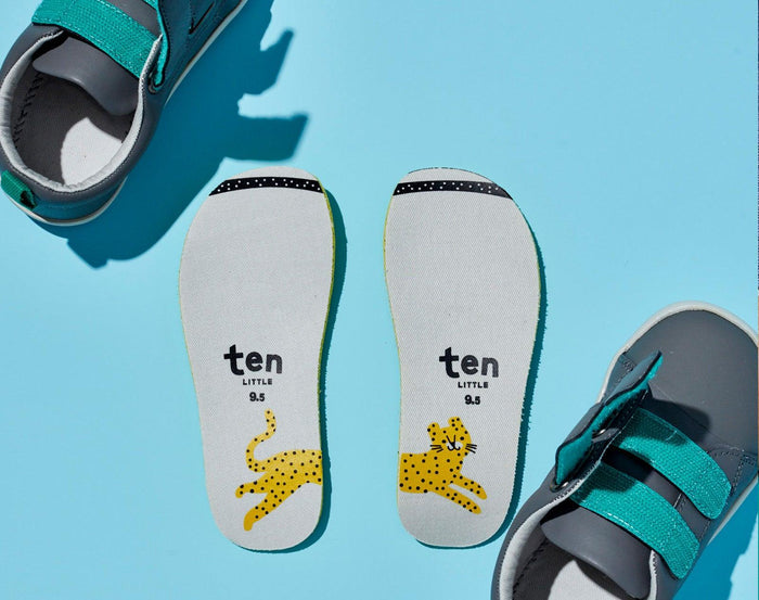 Ten Little Replacement Insoles removed from Ten Little Everyday Original shoes. Available at www.tenlittle.com