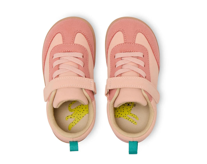 Top view of Ten Little Retro Suede Sneakers - Retro Pink. Available at www.tenlittle.com