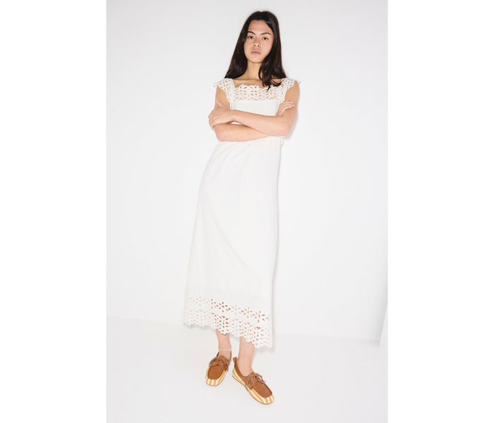 Freda Salvador RIA soft boat shoe loafer in mustard yellow and white canvas with slip-on design and casual style.