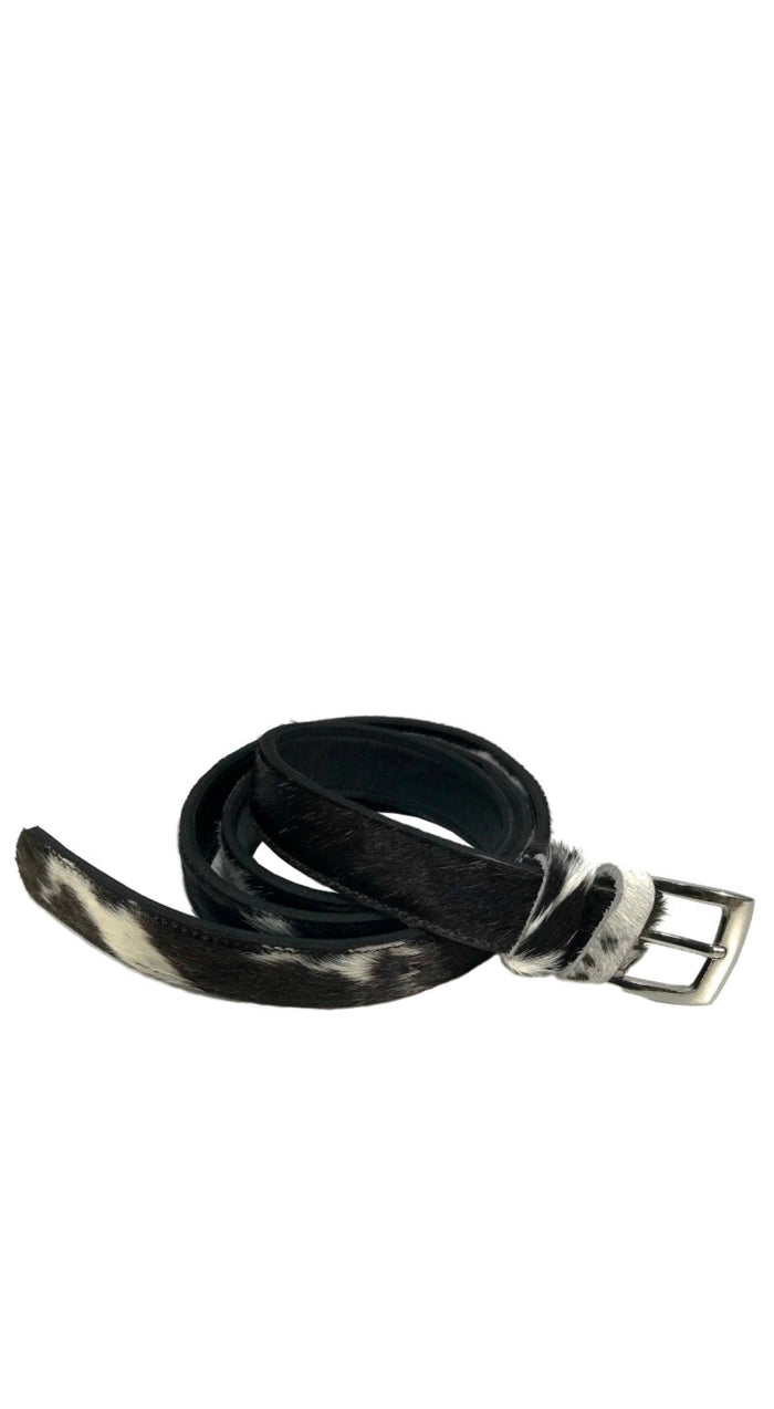 Sal- cowhide leather belt