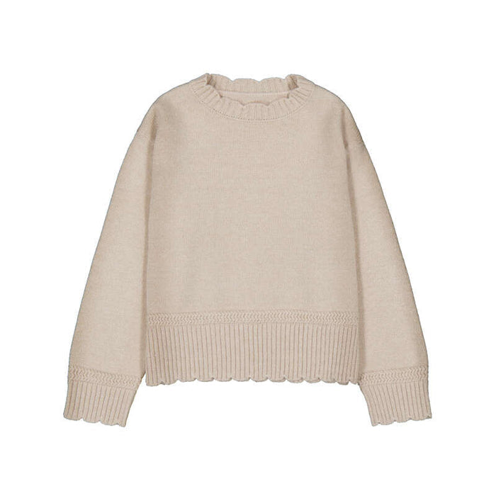 Scalloped Edge Sweater