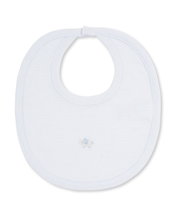SCE Jungle Hang Out Blue Hand Emb. Stripe Bib