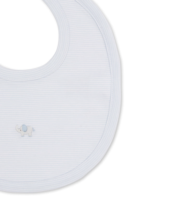 SCE Jungle Hang Out Blue Hand Emb. Stripe Bib