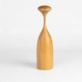 Serratus Pepper Mill in Teak by Tantalus. Just twist. Made for pepper although safe to use with rock salt too, these grinders are made out of ethically sourced wood. Solid wood with internal reinforcement and adjustable Danish ceramic mechanism.