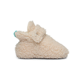 Side view of Ten Little Sherpa Baby Booties. Available at www.tenlittle.com