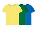 Primary Short Sleeve Classic Tee - 3 Pack - Banana Mix. Available at www.tenlittle.com