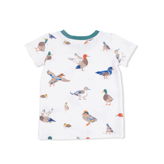 Short Sleeve Loungewear Set-Ducks