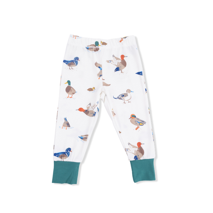 Short Sleeve Loungewear Set-Ducks