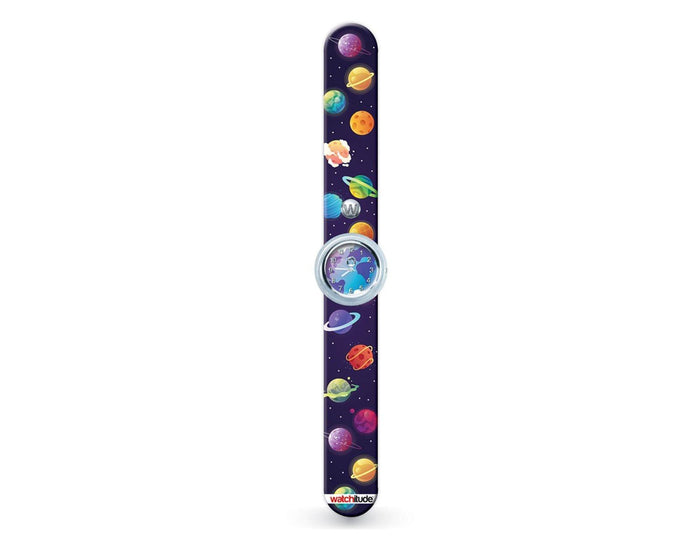 Standing Watchitude Slap Watch - Deep Space - Available at www.tenlittle.com