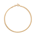 Small Cuban Chain Bracelet Vermeil Yellow Gold 6in 6.5in 7in 7.5in First