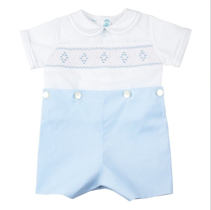 Smocked Diamond Bobby Suit