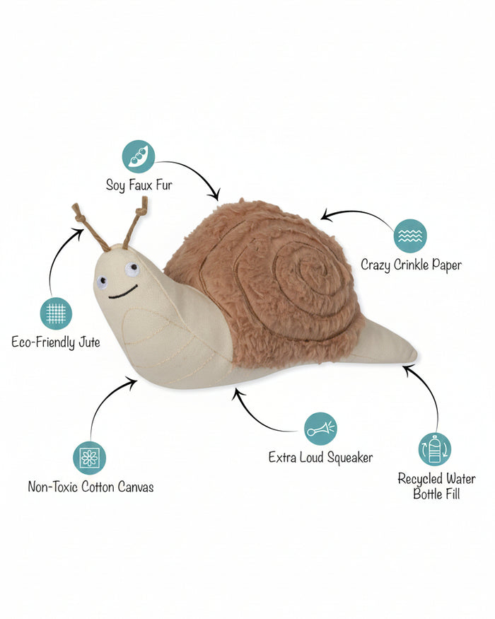 Sustainable pet toy with soft texture and engaging squeaker design. Updated May 2026.