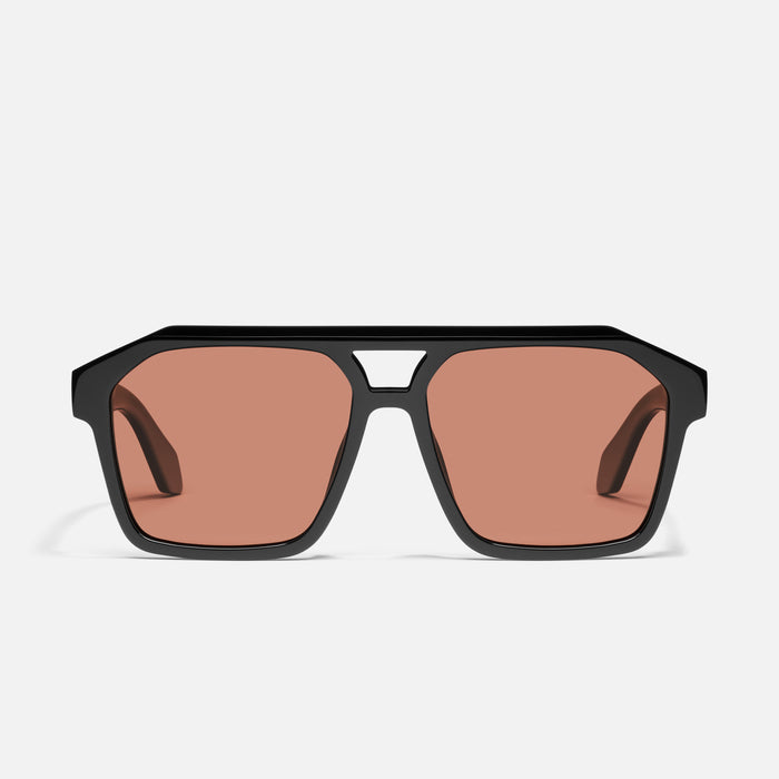 BLACK/APRICOT POLARIZED