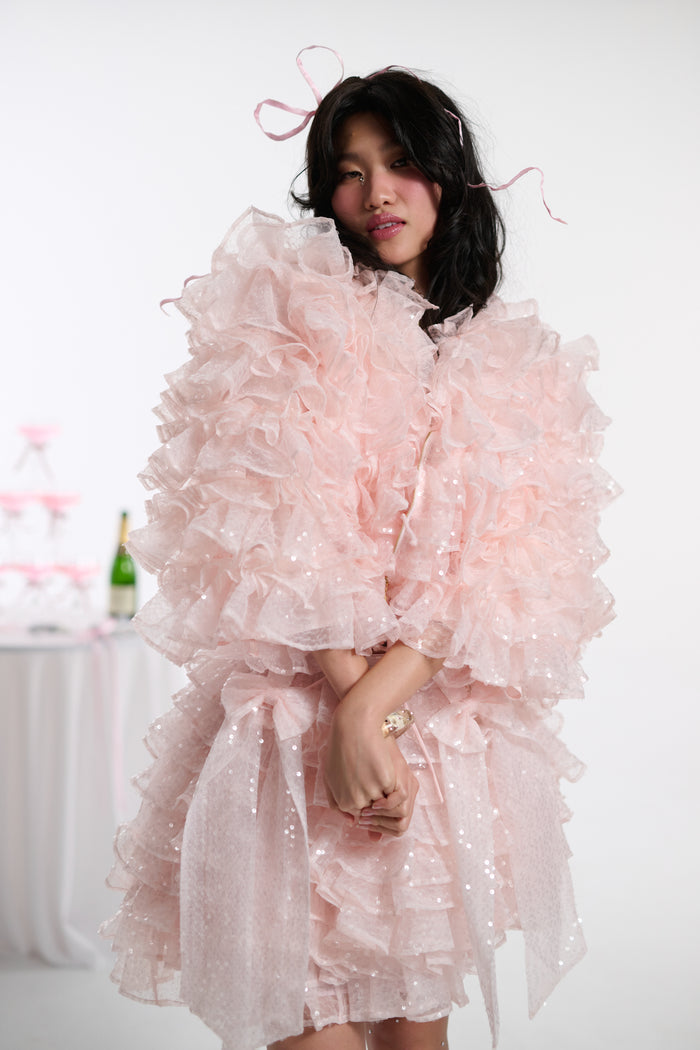 Sparkling Petit Chou Boa Jacket