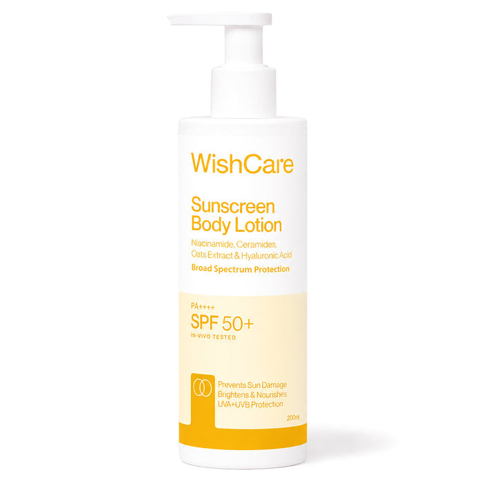 wishcare sunscreen body lotion