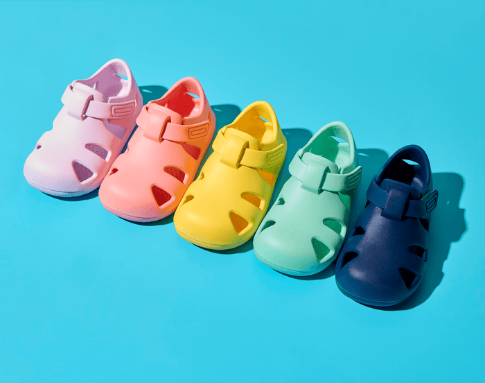 Top view of Ten Little Splash Sandals 2 - Assorted Colors. Available at www.tenlittle.com