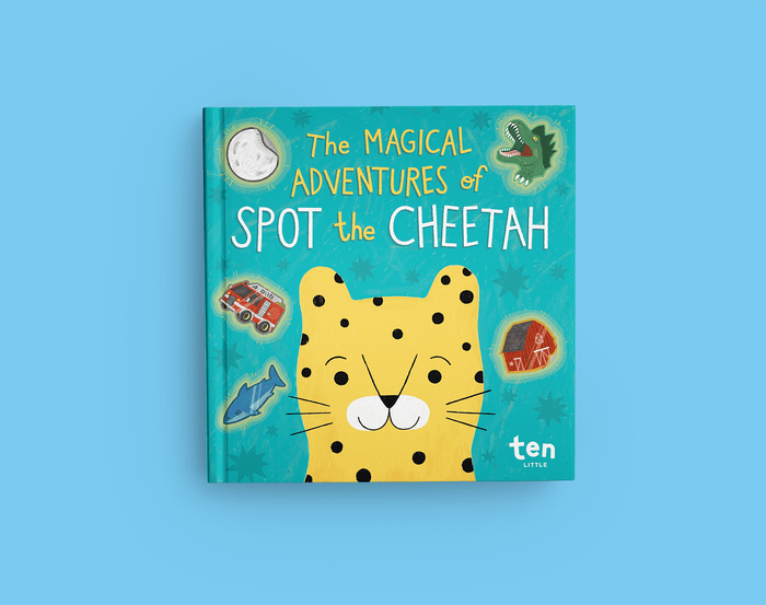 The Magical Adventures of Spot the Cheetah of Ten Little Spot the Cheetah Bundle. Available at www.tenlittle.com