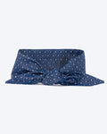 Blue dog necktie accessory, perfect for small dogs’ formal or festive looks.