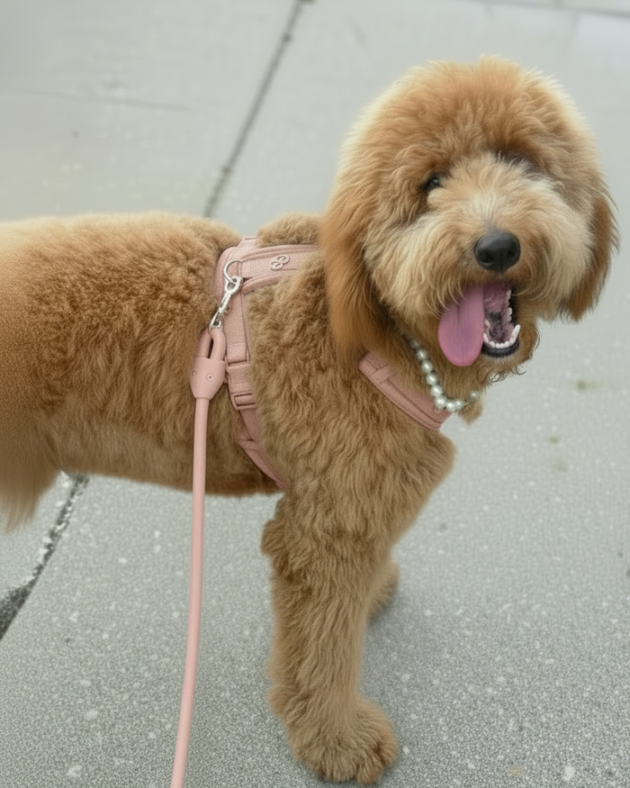 Sunday Stroll Blush Dog Harness dog harness for everyday style, blush