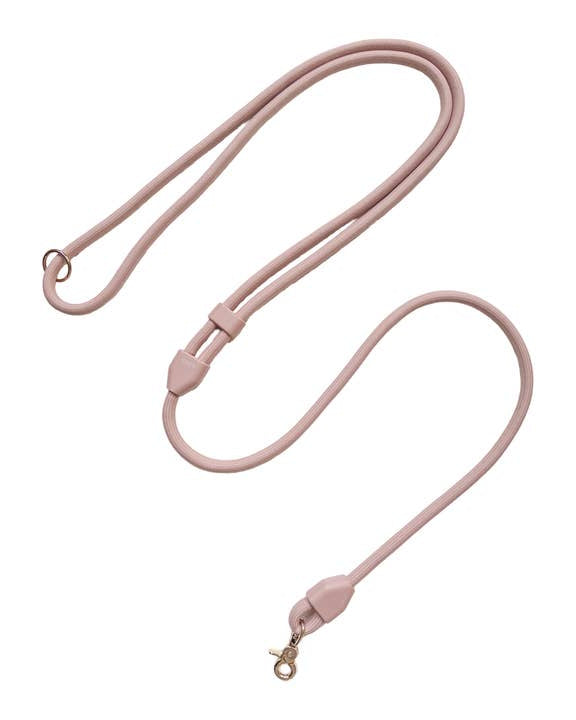 Sunday Stroll Hands-Free Blush Dog Leash dog leash with blush hands-free waterproof