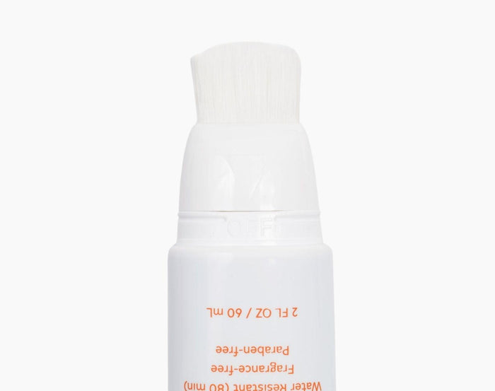 Close up of Sqween Sunscreen Brush. Available from www.tenlittle.com