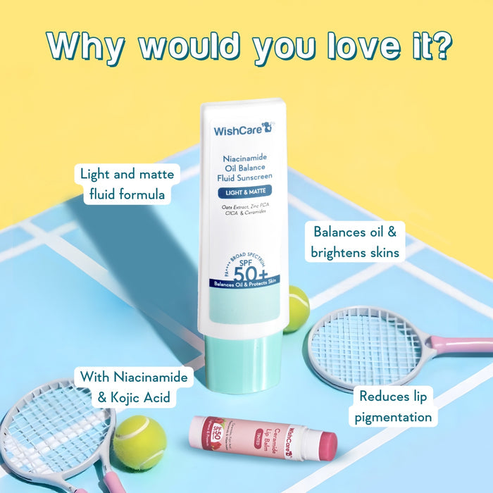 reasons why users are loving niacinamide fluid sunscreen and tinted lip balm