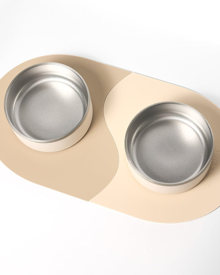 minimalist dog feeding mat waterproof silicone placemat for food and water bowls