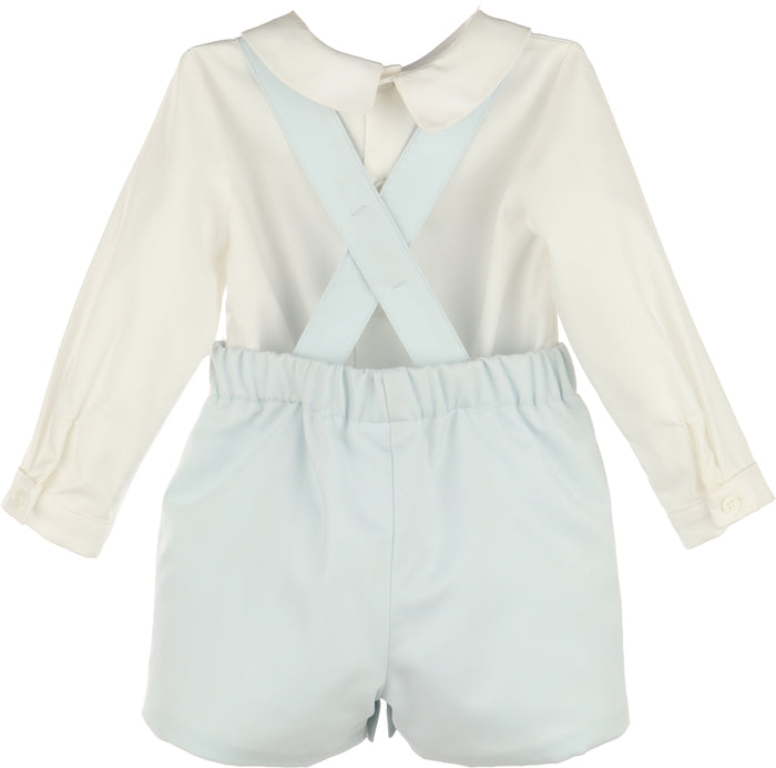Suspenders Smocked Set