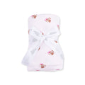 Swaddle Blanket-Football Hearts