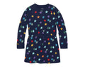 Primary Sweatshirt Dress - Rainbow Stars - Navy / Confetti Stars. Available at www.tenlittle.com