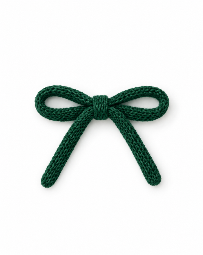 Sweetheart Hair Bow in Green dog accessory with green heart print