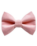 Take a Bow Pink Linen Bow Tie.