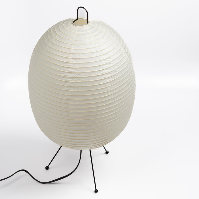 Tawara Lamp 02 is a modern reinterpretation of traditional "Chochin" lantern lamp designed by Shigeru Uchida and handmade by artisans at Asano Shoten in Gifu, Japan.