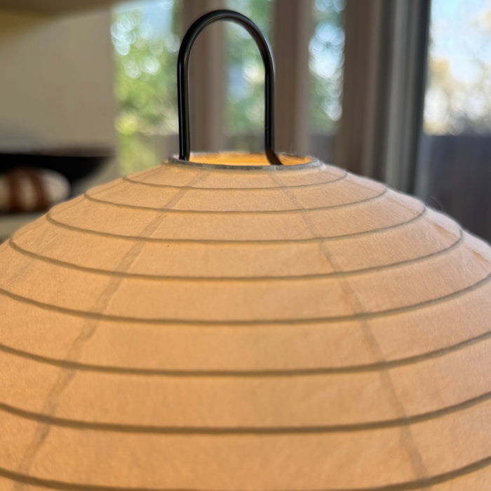 Top detail of Tawara lamp.