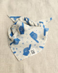 Team Spirit Blue Dog Bandana dog bandana with blue