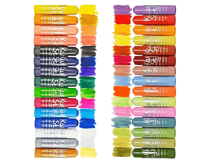 The Pencil Grip Tempera Paint Sticks - Set of 30. Available at www.tenlittle.com
