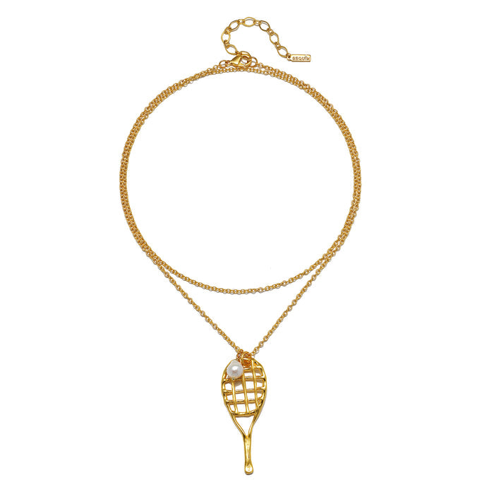 Tennis Racket Necklace