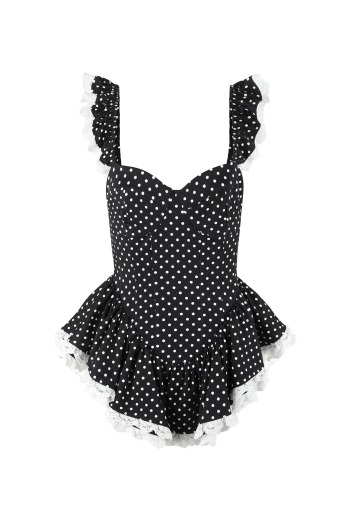 The Black Polka Dot Fairy Suit