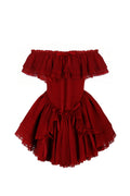 The Blood Red Hug Me Mini Dress