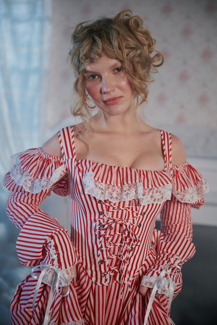 The Candy Stripe Duchess Corset