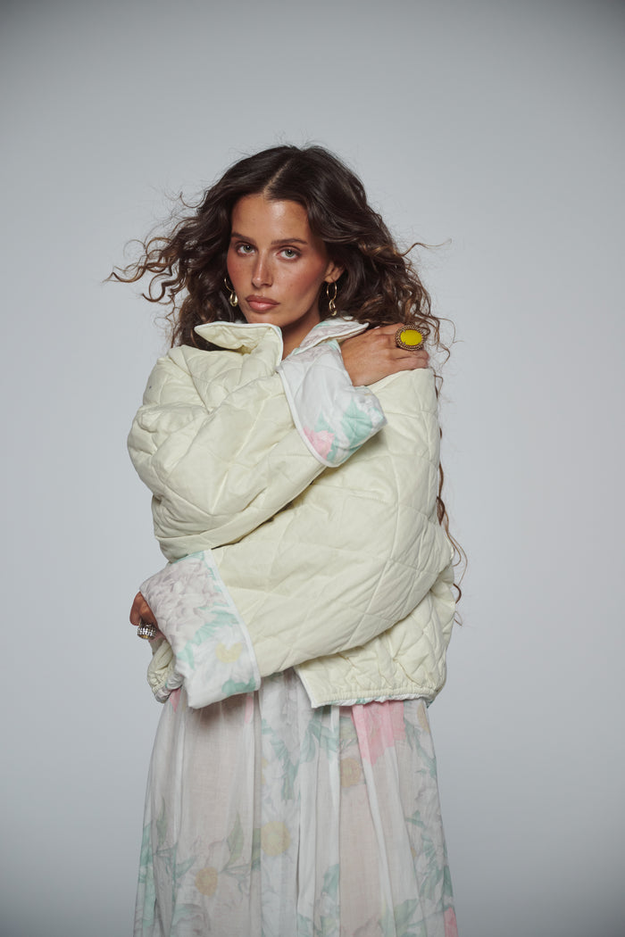 The Caroline Cropped Bonfire Puffer