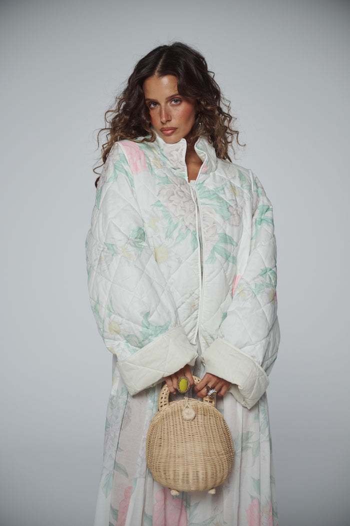 The Caroline Cropped Bonfire Puffer