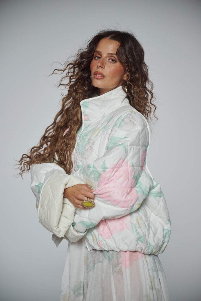 The Caroline Cropped Bonfire Puffer