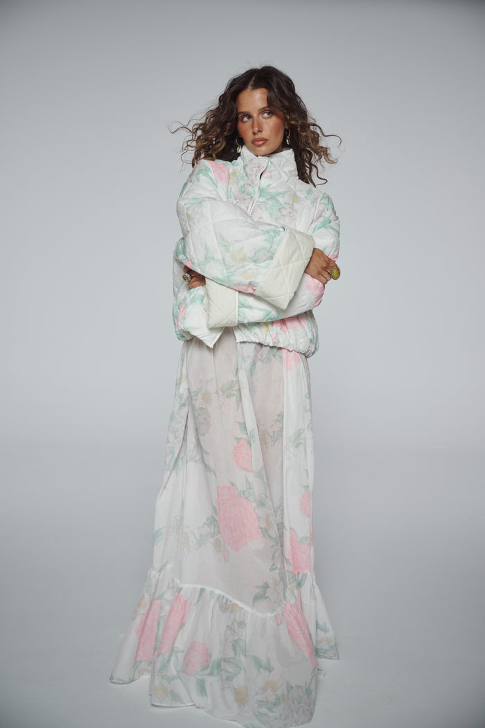 The Caroline Cropped Bonfire Puffer