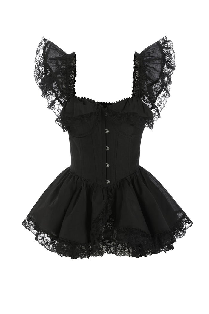 The Caviar Chantilly Corset