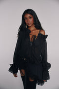 The Caviar Cotton Shakespeare Blouse